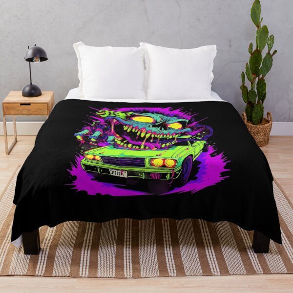 Item preview, Ratfink Neon Monster Retro Car Smoke Vibe designed and sold by Witchwayto254.