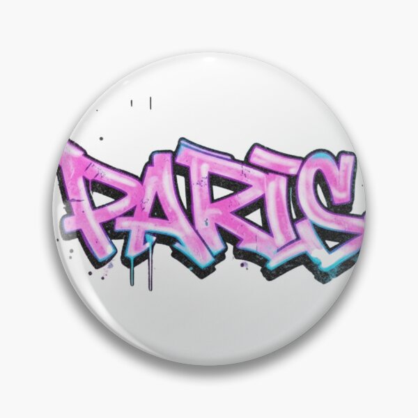 Item preview, Paris Graffiti Tag Typography — Streetwear Handstyle Spray-Paint Logo (Transparent PNG & SVG) designed and sold by Happyfreedom.