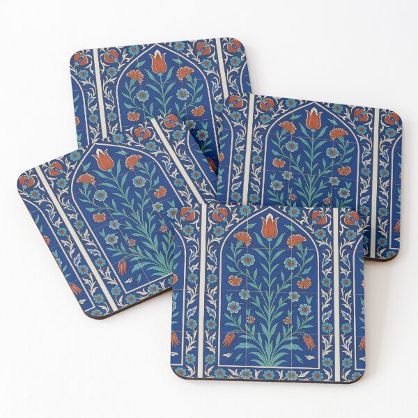 Item preview, Turkish Flower Tile designed and sold by Dragon Space.