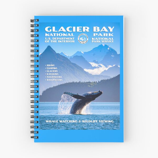 Item preview, Vintage WPA-Style Glacier Bay National Park Poster designed and sold by travelwitheric.