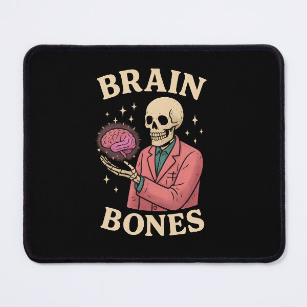 Item preview, Brain Bones - Medical Horror - Spooky Skeleton Doctor designed and sold by ClinicalHubs.