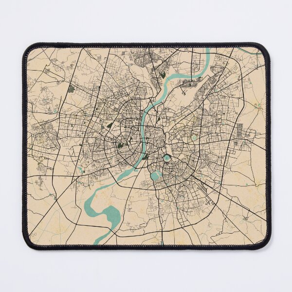 Item preview, Ahmedabad City Map of India - Vintage designed and sold by deMAP.