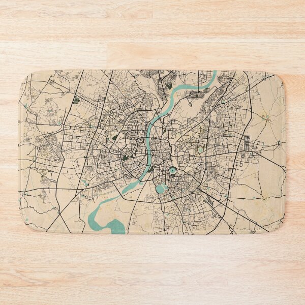 Item preview, Ahmedabad City Map of India - Vintage designed and sold by deMAP.