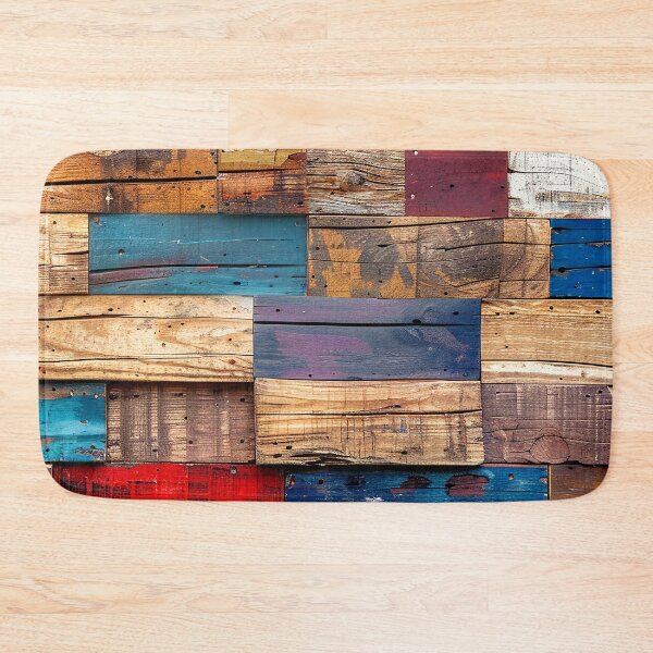 Item preview, Vintage Reclaimed Wood Art Photo In Peeling Colors  designed and sold by DEC02.