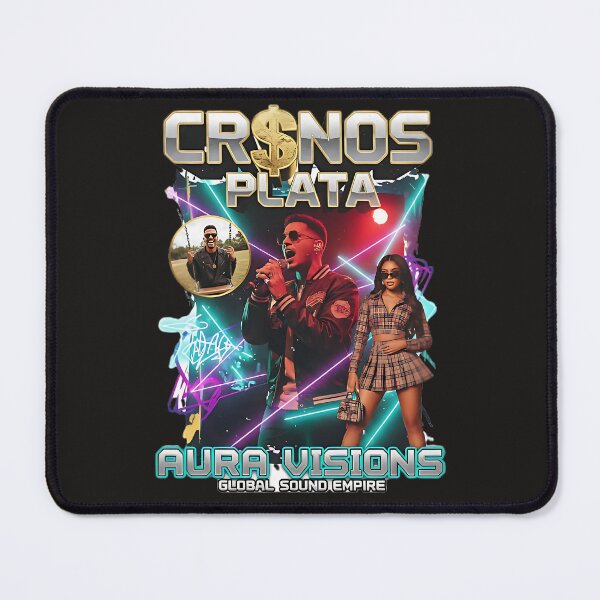 Item preview, Cronos Plata Aura Visions – Reggaeton Trap Urban Music Poster designed and sold by tolnsw.