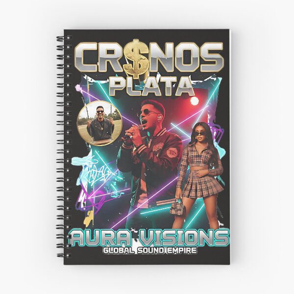 Item preview, Cronos Plata Aura Visions – Reggaeton Trap Urban Music Poster designed and sold by tolnsw.