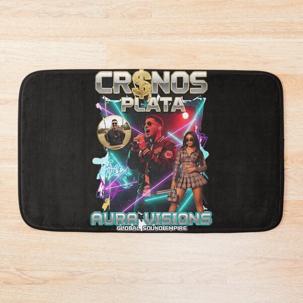 Item preview, Cronos Plata Aura Visions – Reggaeton Trap Urban Music Poster designed and sold by tolnsw.