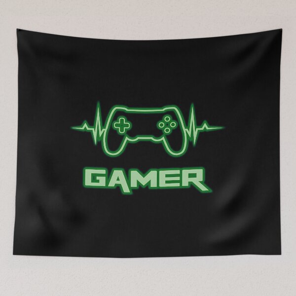 Aperçu de l'œuvre Gamer Heartbeat Video Games Video Game Lover créée et vendue par ETHAPORTER.
