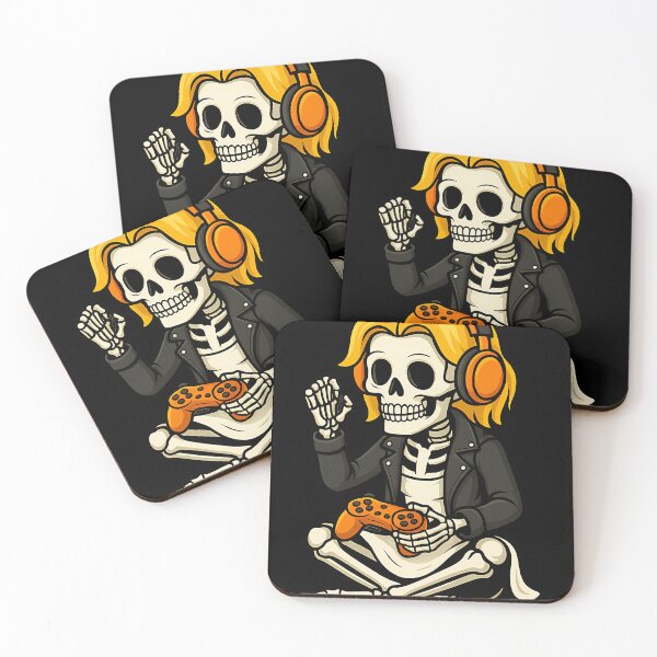 Item preview, Cool Skeleton Gamer designed and sold by ETHAPORTER.
