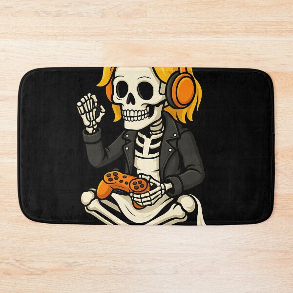 Item preview, Cool Skeleton Gamer designed and sold by ETHAPORTER.