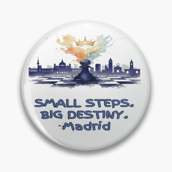 Item preview, Small Steps, Big Destiny. Madrid. designed and sold by PawnShiftGoods.