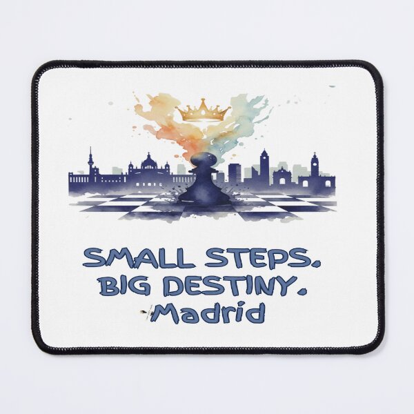 Item preview, Small Steps, Big Destiny. Madrid. designed and sold by PawnShiftGoods.
