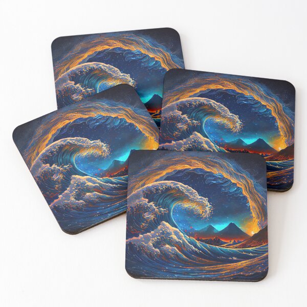 Item preview, Waves Of Fire designed and sold by StimulatedHead.