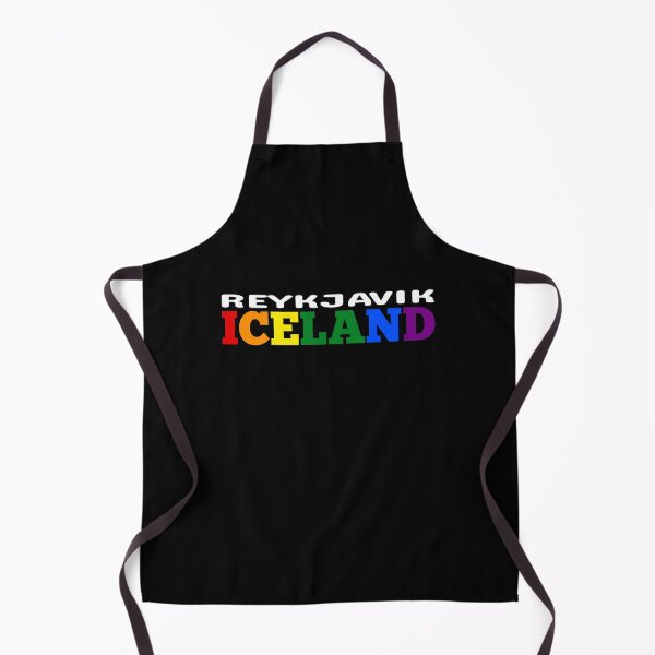 Item preview, REYKJAVIK ICELAND PRIDE (outlined text) designed and sold by MyRainbowVibes.