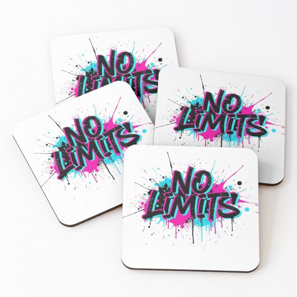 Item preview, NO LIMITS Graffiti Streetwear Design – Urban Hypebeast Typography designed and sold by Happyfreedom.