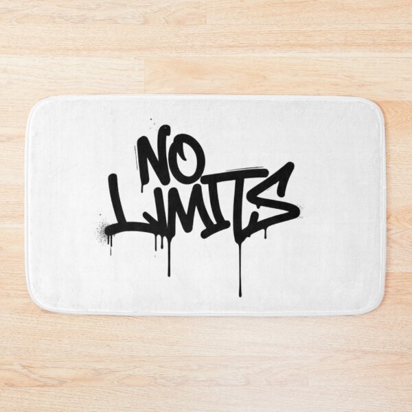 Item preview, NO LIMITS Graffiti Streetwear Design – Urban Hypebeast Typography designed and sold by Happyfreedom.