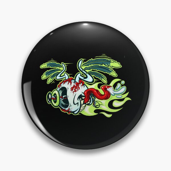 Item preview, Ratfink Eyeball Monster Wings Flame Freakout designed and sold by Witchwayto254.