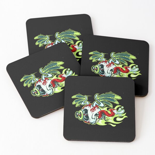 Item preview, Ratfink Eyeball Monster Wings Flame Freakout designed and sold by Witchwayto254.
