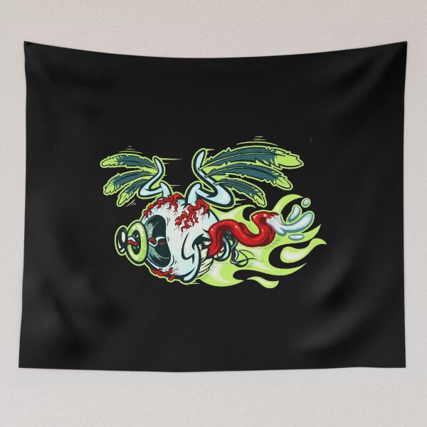 Item preview, Ratfink Eyeball Monster Wings Flame Freakout designed and sold by Witchwayto254.