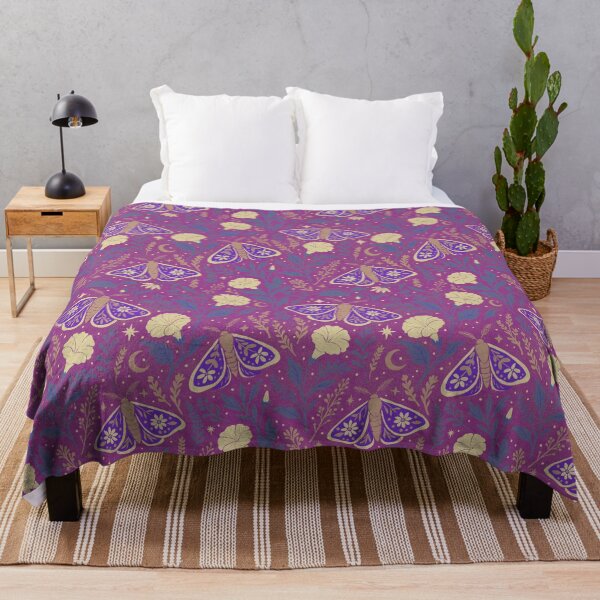 Item preview, Tapestry Moths in Golden Garden designed and sold by MindFulStudios.