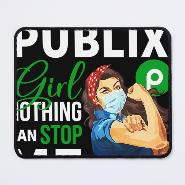Item preview, Strong Woman Mask I Am A Publix Girl Nothing Can Stop Me Logo designed and sold by Katiilpas.