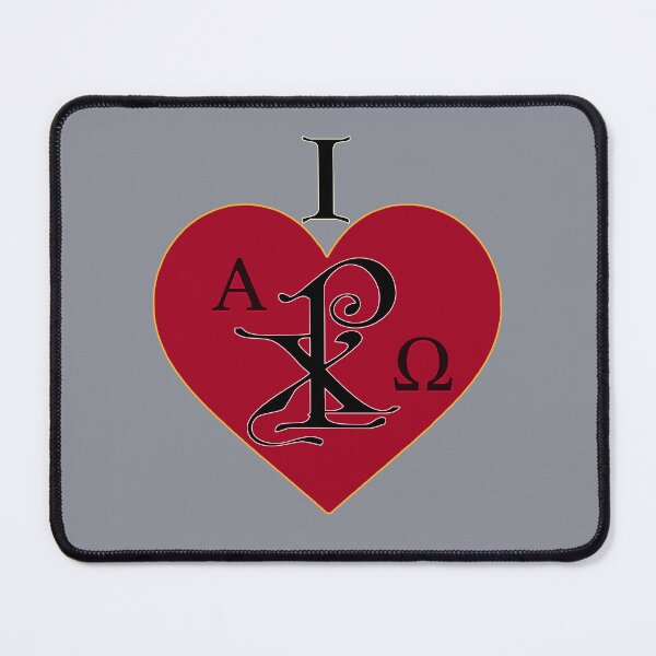 Item preview, I Love Christ - Christogram designed and sold by benchpod47.