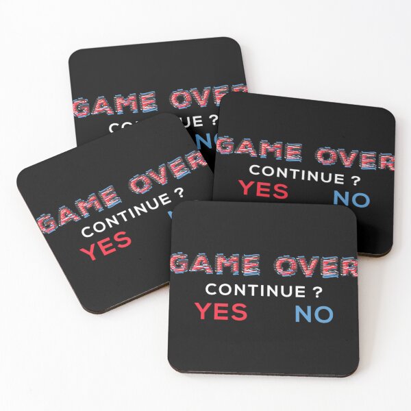 Item preview, Game Over Continue Yes Or No designed and sold by Ekkuskelahj.