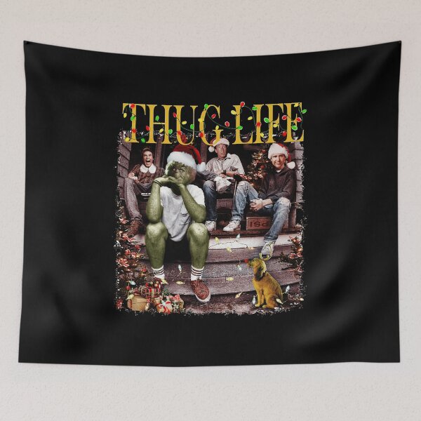 Item preview, Thug Life Grinch Christmas Gang Funny Holiday Crew designed and sold by Jasonvoorhees21.