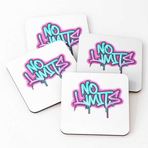 Item preview, NO LIMITS Graffiti Streetwear Design – Urban Hypebeast Typography designed and sold by Happyfreedom.
