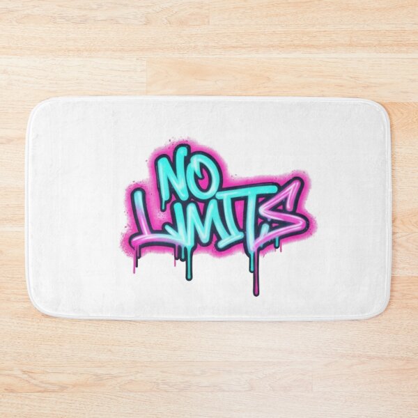 Item preview, NO LIMITS Graffiti Streetwear Design – Urban Hypebeast Typography designed and sold by Happyfreedom.