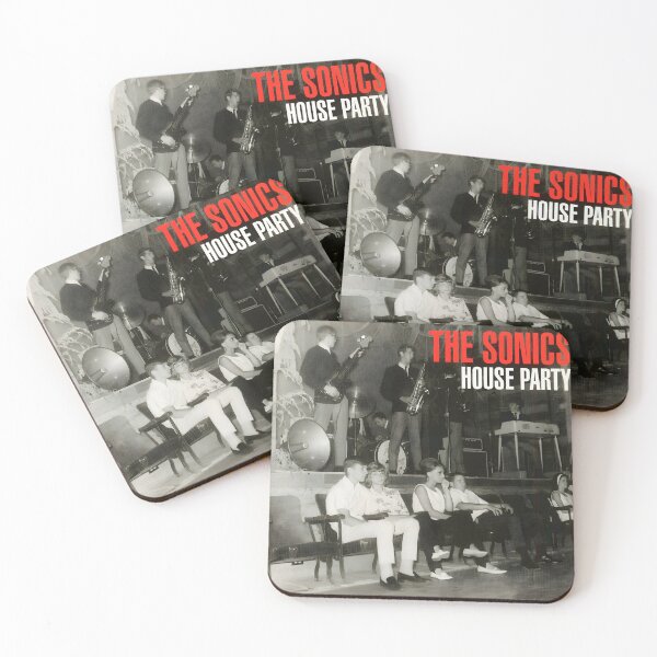 Item preview, The Sonics – House Party Vintage Music Poster designed and sold by fintantalonet.