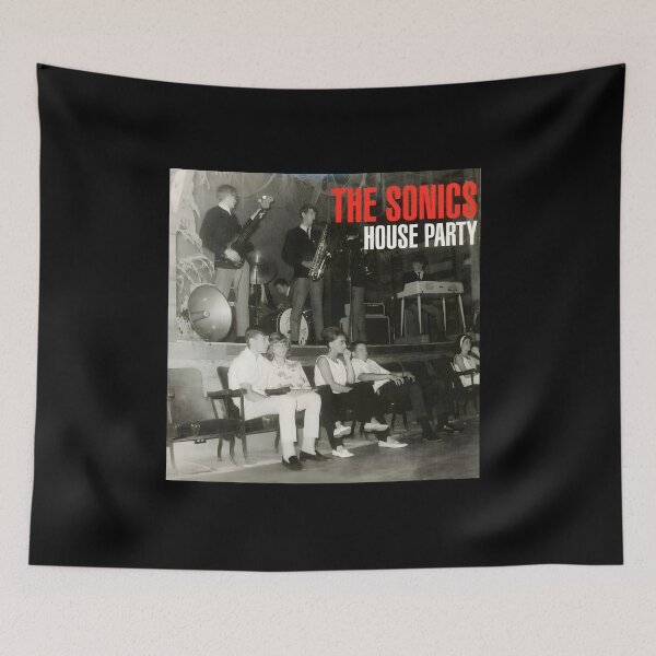 Item preview, The Sonics – House Party Vintage Music Poster designed and sold by fintantalonet.