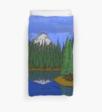 Mountain Lake Duvet Cover