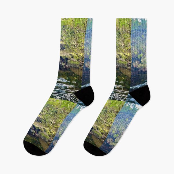 Item preview, Mossy Stone Steps by Forest Pond designed and sold by TrisaThyme.