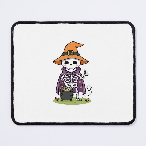 Item preview, Skully Trick or Treater designed and sold by Homelesssquid's Stickers & More.