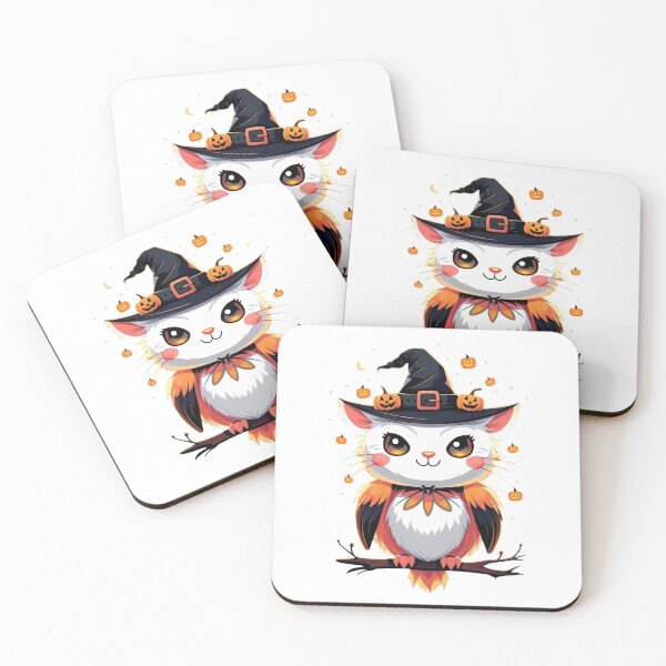 Item preview, Cute Witch Owl Sitting on Branch designed and sold by Medeea Publishing.