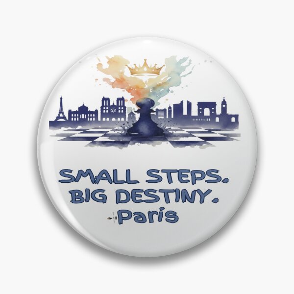 Item preview, Small Steps. Big Destiny. Paris. designed and sold by PawnShiftGoods.