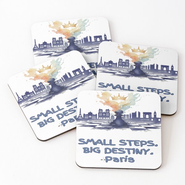 Item preview, Small Steps. Big Destiny. Paris. designed and sold by PawnShiftGoods.
