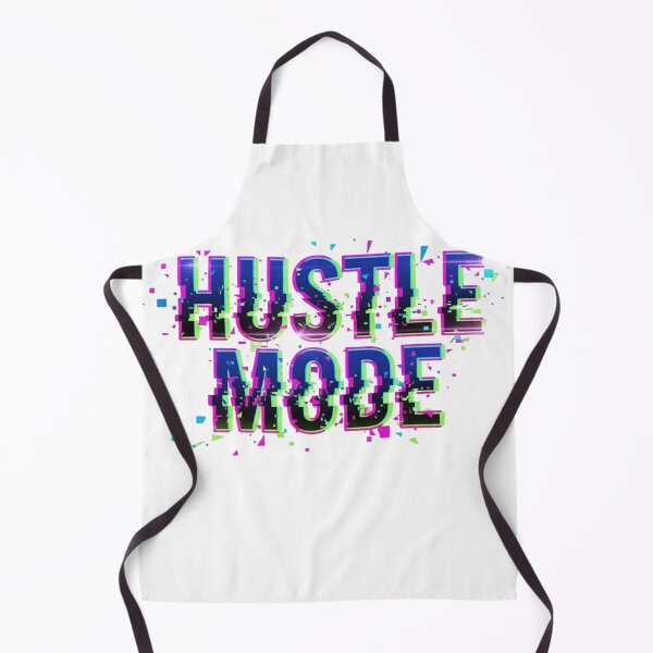 Artikelvorschau, HUSTLE MODE Streetwear Typografie – Glitch Cyberpunk Urban Style entworfen und verkauft von Happyfreedom.