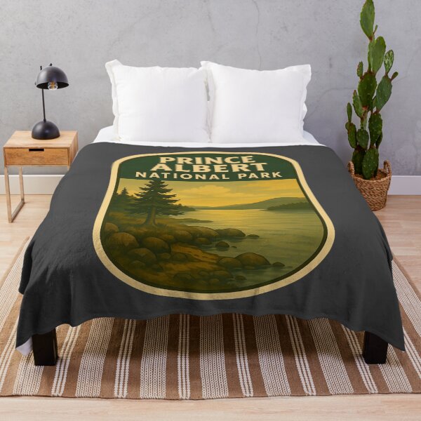 Item preview, Vintage Canadian National Park Prints: Prince Albert designed and sold by PinUpPizzazz.