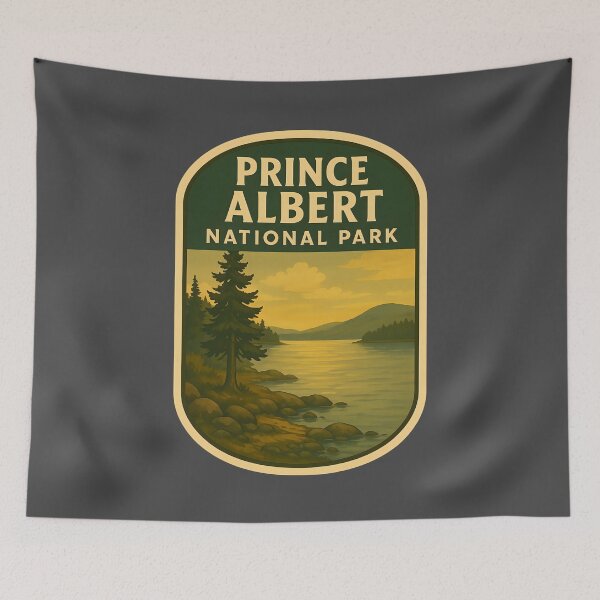 Item preview, Vintage Canadian National Park Prints: Prince Albert designed and sold by PinUpPizzazz.