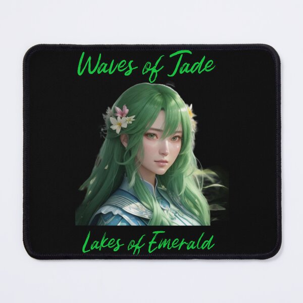 Item preview, Waves of Jade Lakes of Emerald designed and sold by Prestons Corner.