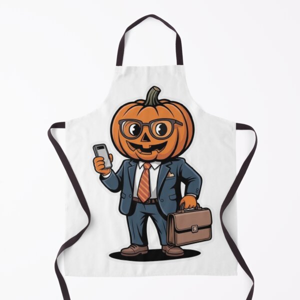 Item preview, Pumpkin Office BOSS – Funny Halloween Business Work Art | Spooky Corporate Pumpkins with Laptops, Charts & Coffee designed and sold by Gurjeetpixelart.