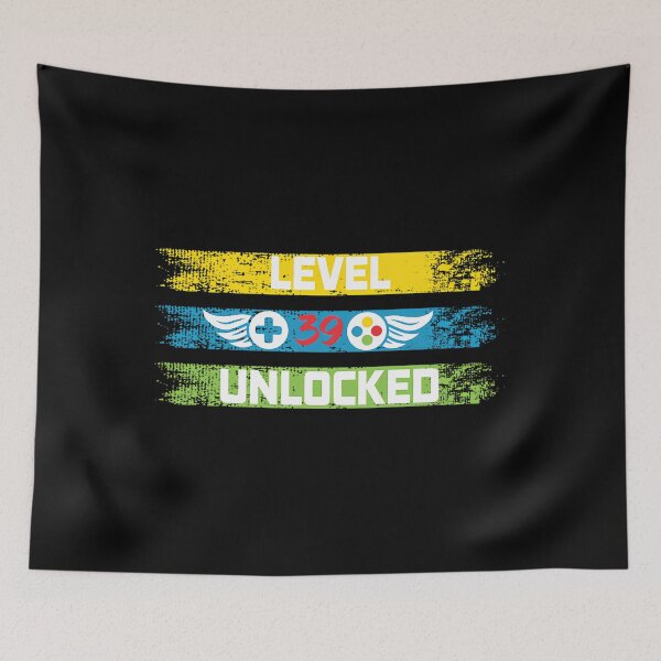Item preview, Level 39 Unlocked 39Th - Thirty-Ninth Birthday designed and sold by Matiasokkola.