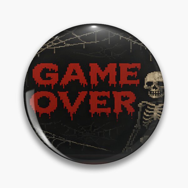 Artikelvorschau, Game Over Forever Gruseliges Gamer Halloween entworfen und verkauft von Matiasokkola.