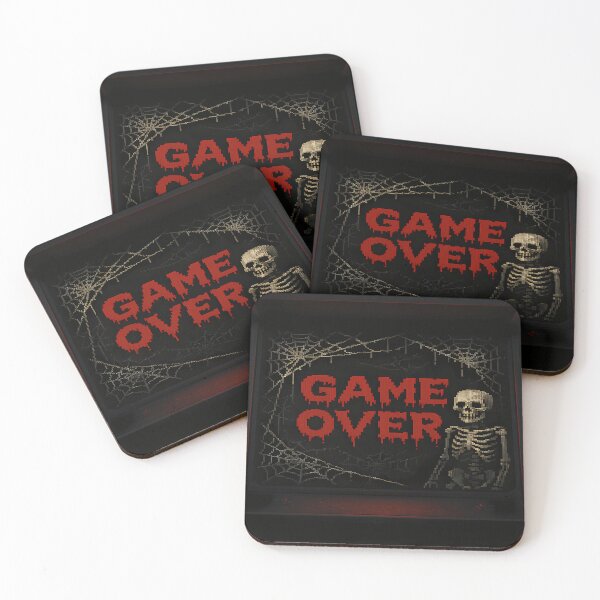 Item preview, Game Over Forever  Spooky Gamer Halloween  designed and sold by Matiasokkola.