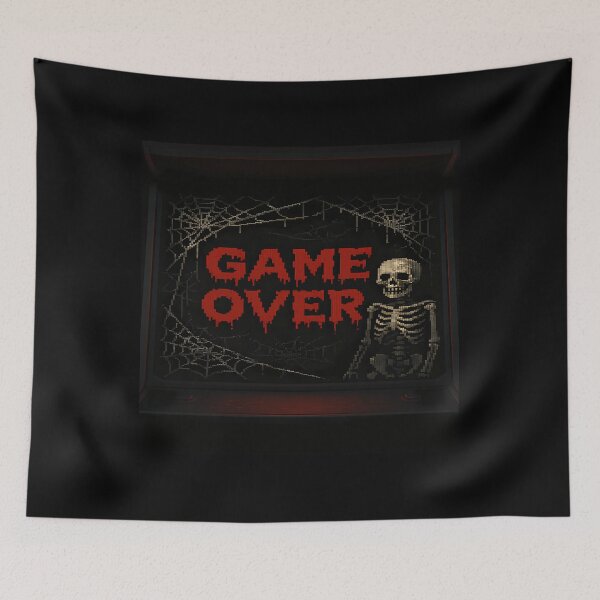 Item preview, Game Over Forever  Spooky Gamer Halloween  designed and sold by Matiasokkola.