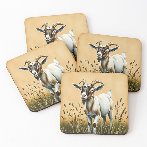 Item preview, Pastoral Goat in Earthy Tones designed and sold by sharon1210.