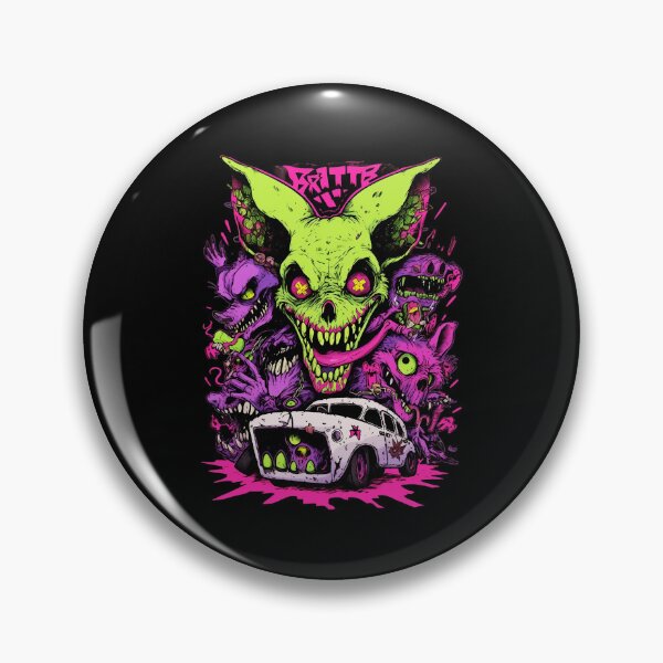 Item preview, Ratfink Mutant Van Neon Monster Chaos Scene designed and sold by Witchwayto254.