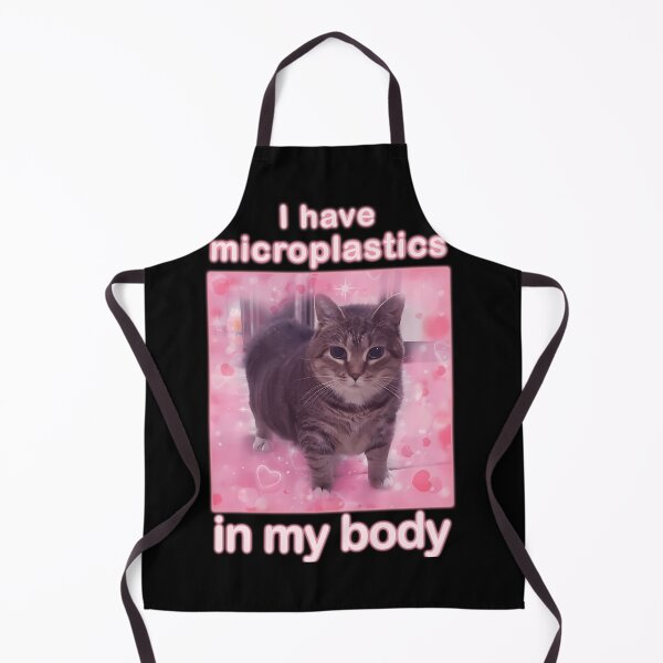 Item preview, Microplastics In Body Funny Cat Meme Gifts designed and sold by Kordowski.